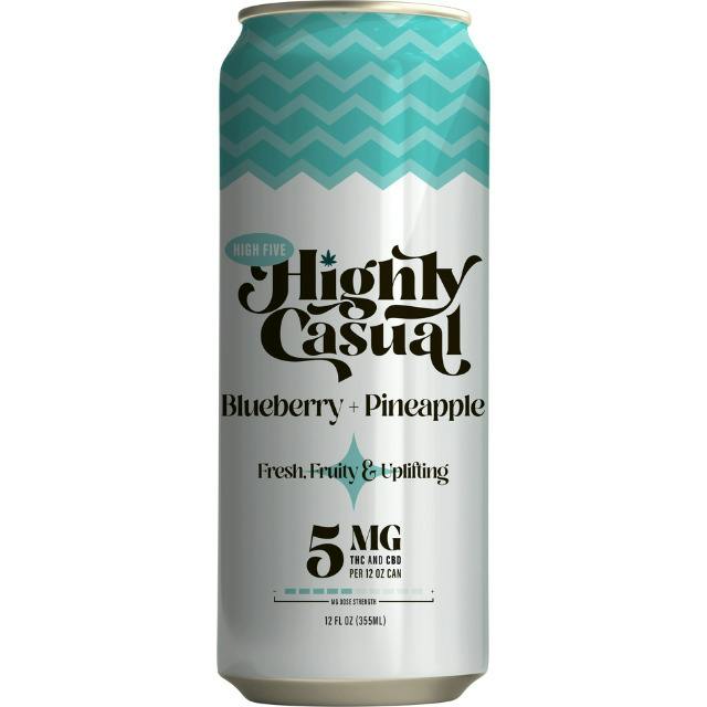 HIGH FIVE | BLUEBERRY x PINEAPPLE | (1:1) SELTZER | 5MG