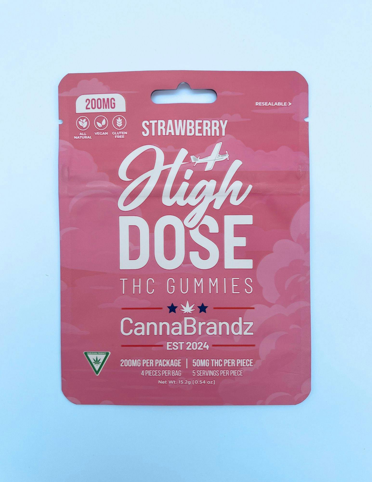 HIGH DOSE | STRAWBERRY | GUMMIES | 200MG