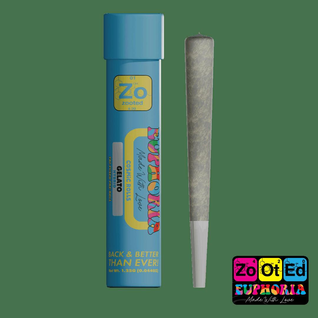 ZOOTED | GELATO | INFUSED PRE-ROLL | 1.25G | HYBRID