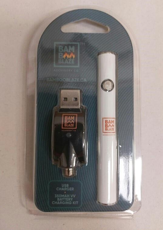 Bamboo Blaze - 510 Battery - White