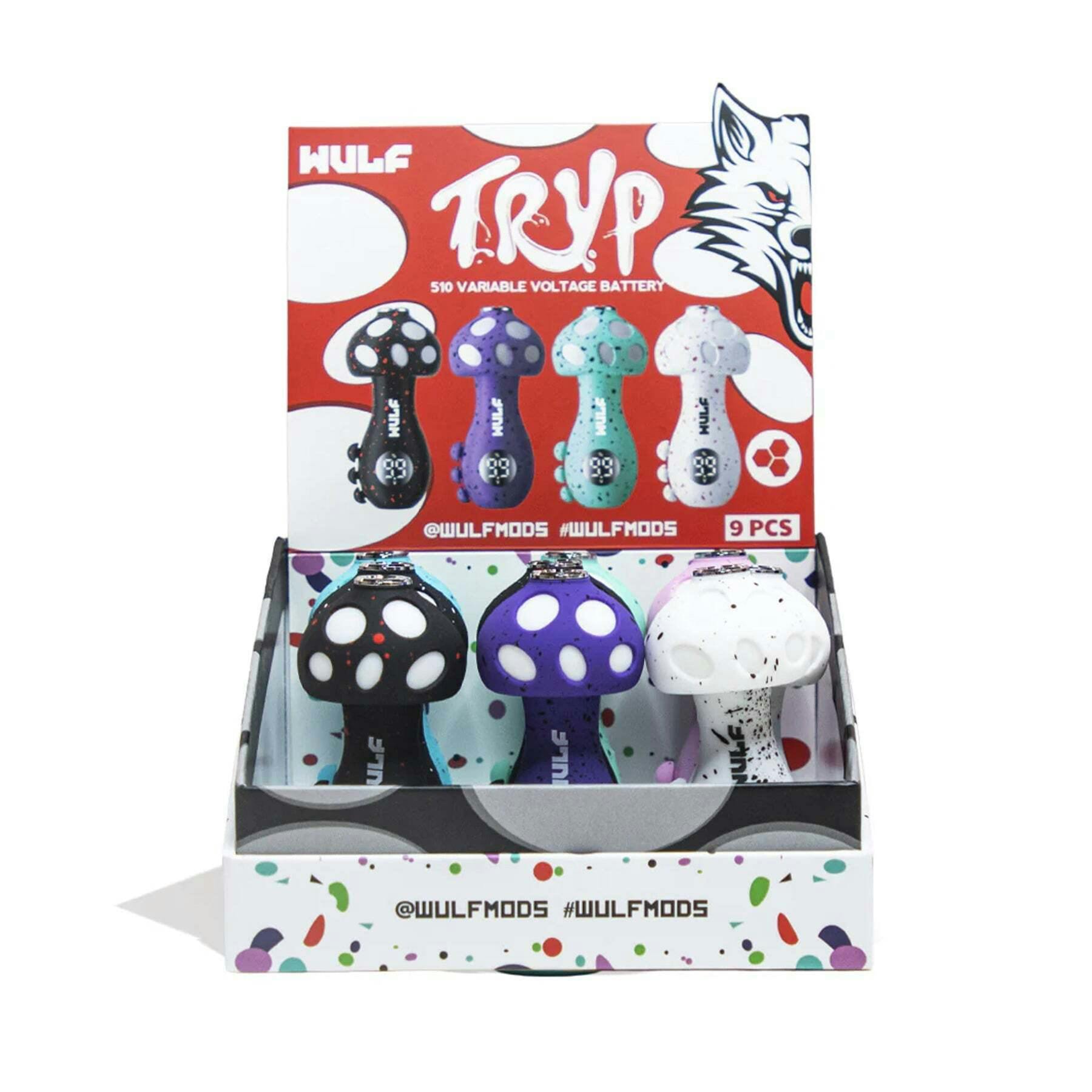 Wulf Mods Tryp Mushroom Shaped 510 Battery