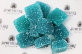 Blue Raspberry Live Hash Rosin Gummy 250mg