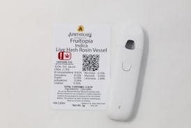 Fruitopia Live Hash Rosin Vessel - Indica 1g