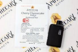 Cherry Cheesecake Live Resin Ambrosia Bar - Indica 1g
