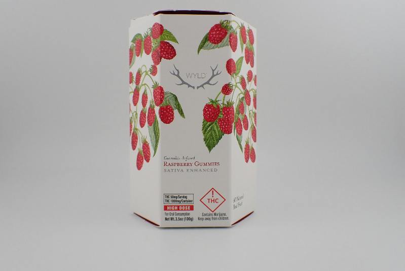Boxed Raspberry Gummy - 1000mg THC - 20 Pieces - B86