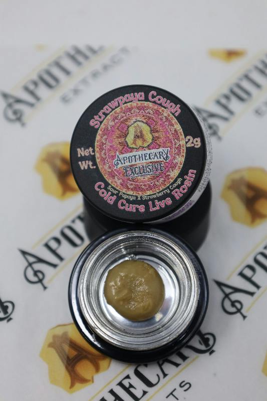 Strawpaya Cough Live Hash Rosin - Sativa 2g