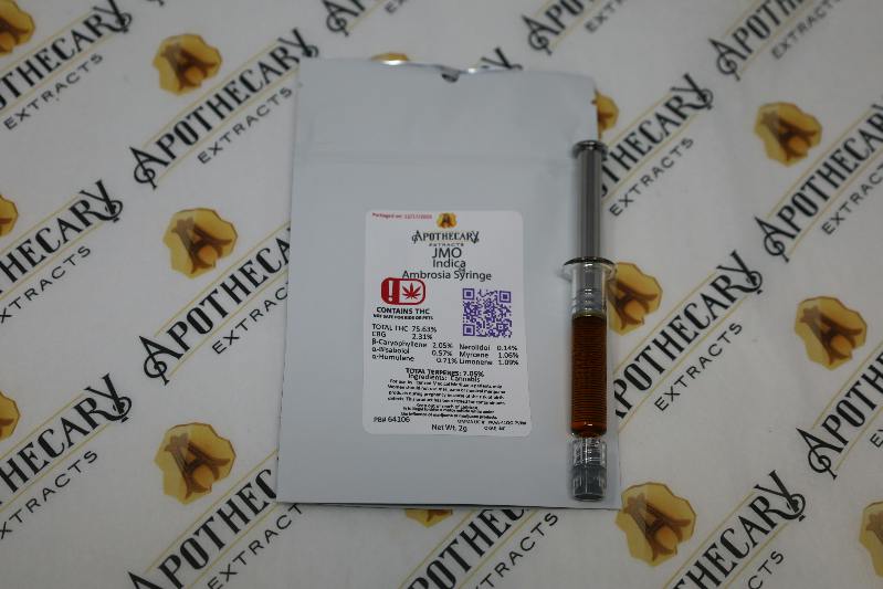 JMO Live Resin Ambrosia Syringe - Indica 2g