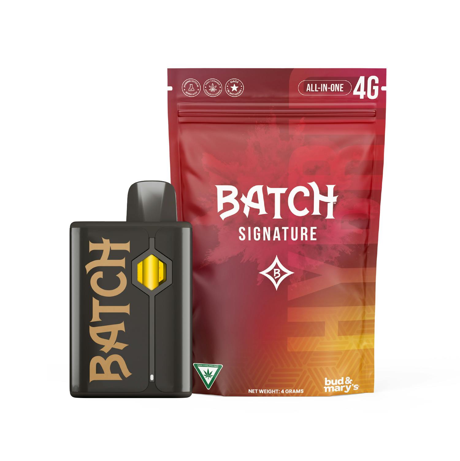 Batch - Disposable 4g - Wedding Cake - Hybrid cannabis product