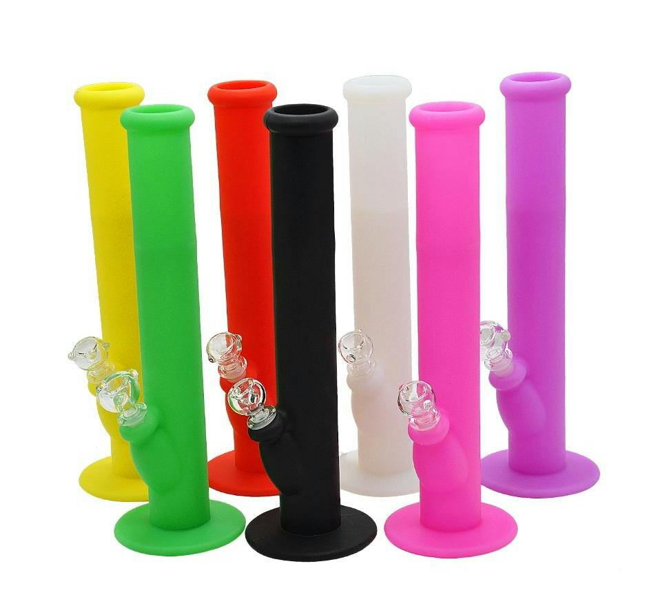 14in Silicone Bong (Assorted Pattern)
