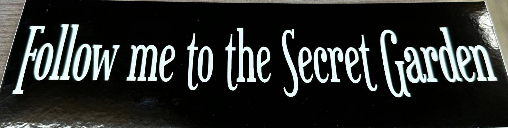 Follow me Bumper Sticker