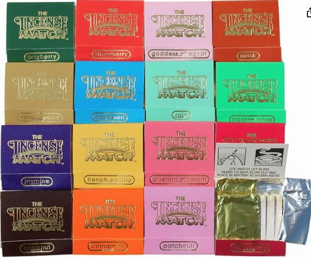 Incense Matches - Various Scents