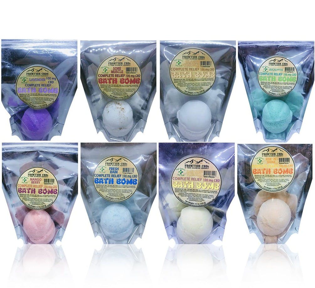 CBD - Mango Berry Bath Bomb at Secret Garden Cannabis Dispensary