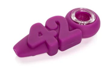 LIT Silicone 4" 420 Pipe Multiple Colours