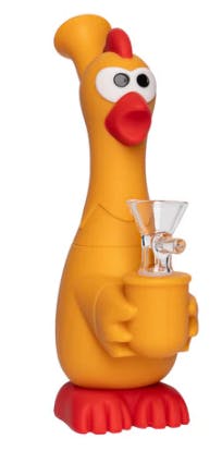 LIT Silicone 7" Funky Chicken Bong