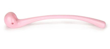 Red Eye Glass 9" Opal Pink Gandalf Pipe
