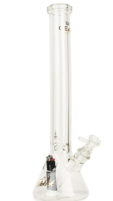 GEAR Premium 18" Tall 7mm Thick Clear Sidekick Beaker Tube W/Built In Lighter Holster
