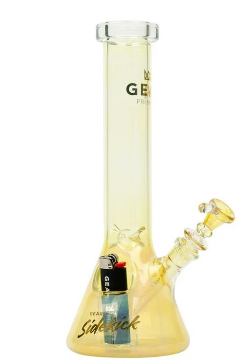 GEAR Premium 12" Tall Colour Changing Sidekick Beaker Tube W/Built In Lighter Holster