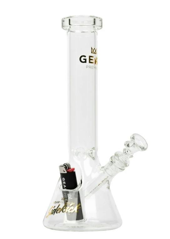 GEAR Premium 12" Tall Clear Sidekick Beaker Tube W/Built In Lighter Holster