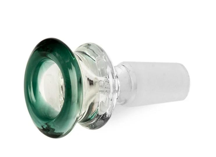 Red Eye Glass 14mm Teal Hourglass Pull-Out