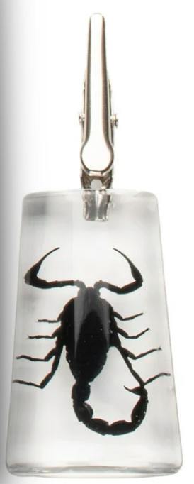 Creature Clear Stand-Up Black Scorpion Clip