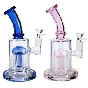 8.5" Glass Water Pipe With Shower