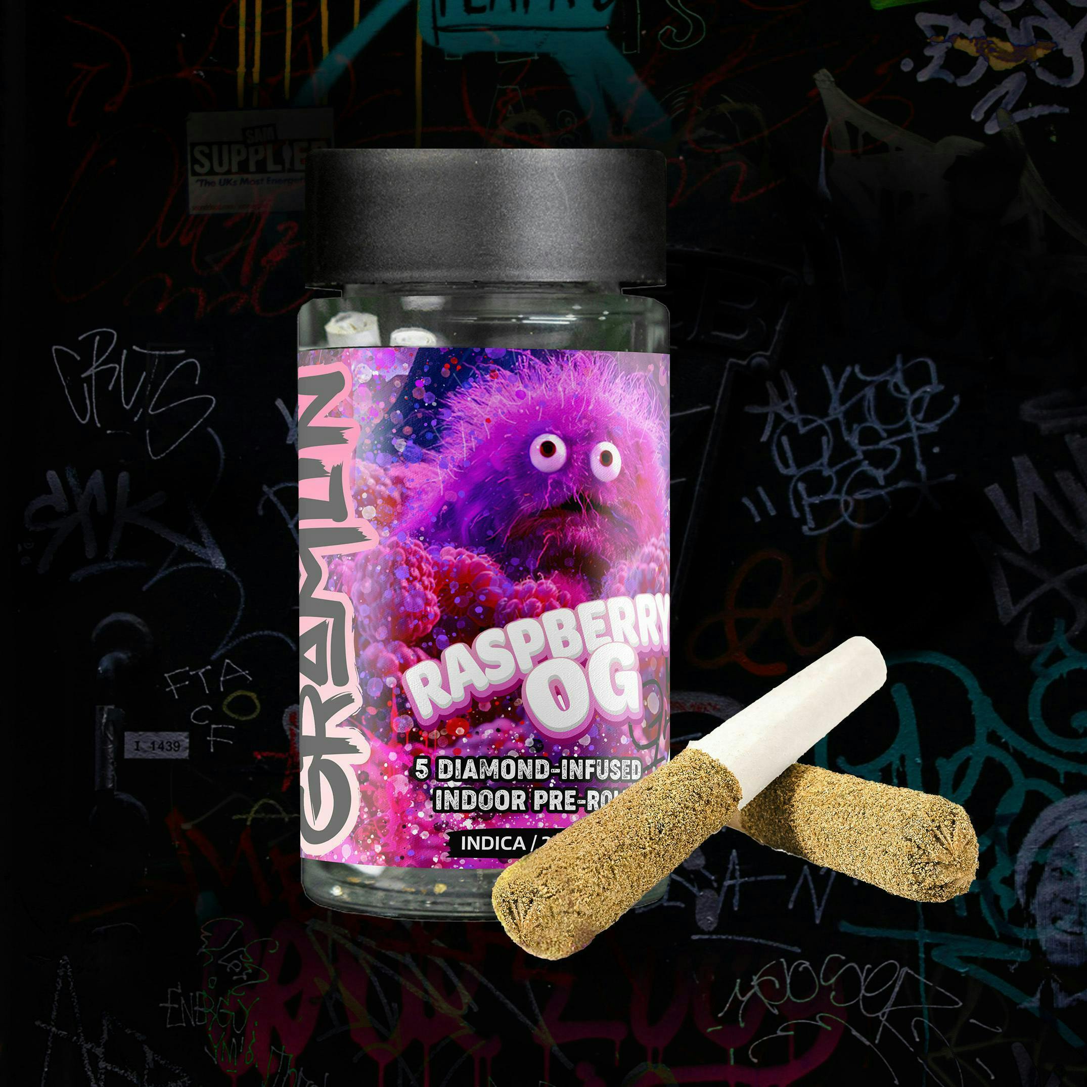GRAMLIN Raspberry OG 1g Infused Preroll