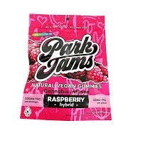 RASPBERRY GUMMIES 100MG- HYBRID- PARK JAMS