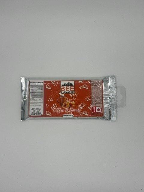 Bee Elevated - 1000mg Milk Chocolate Bar - Coffee and Donuts
