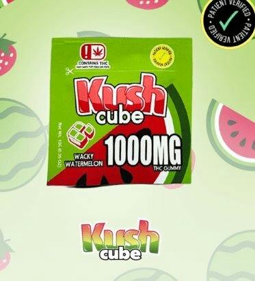 Kush Cube - Single 1000mg - Wacky Watermelon