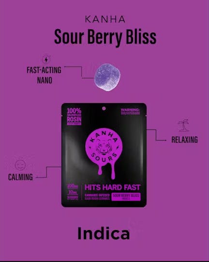 Sour Berry Bliss Solventless Nano 100Mg