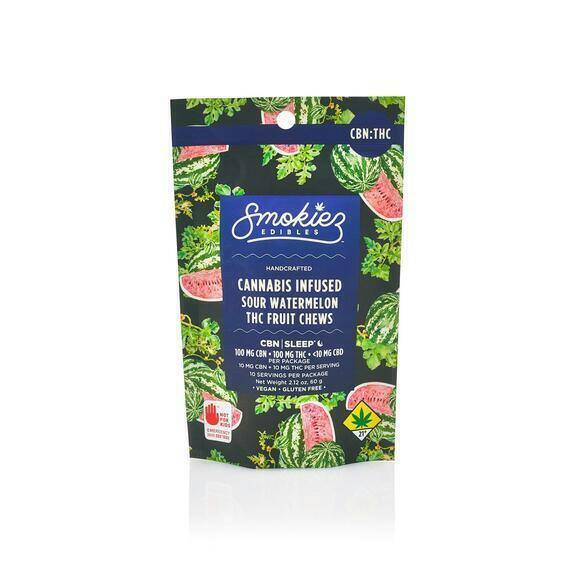Smokiez - CBN:THC Sour Watermelon 10pk