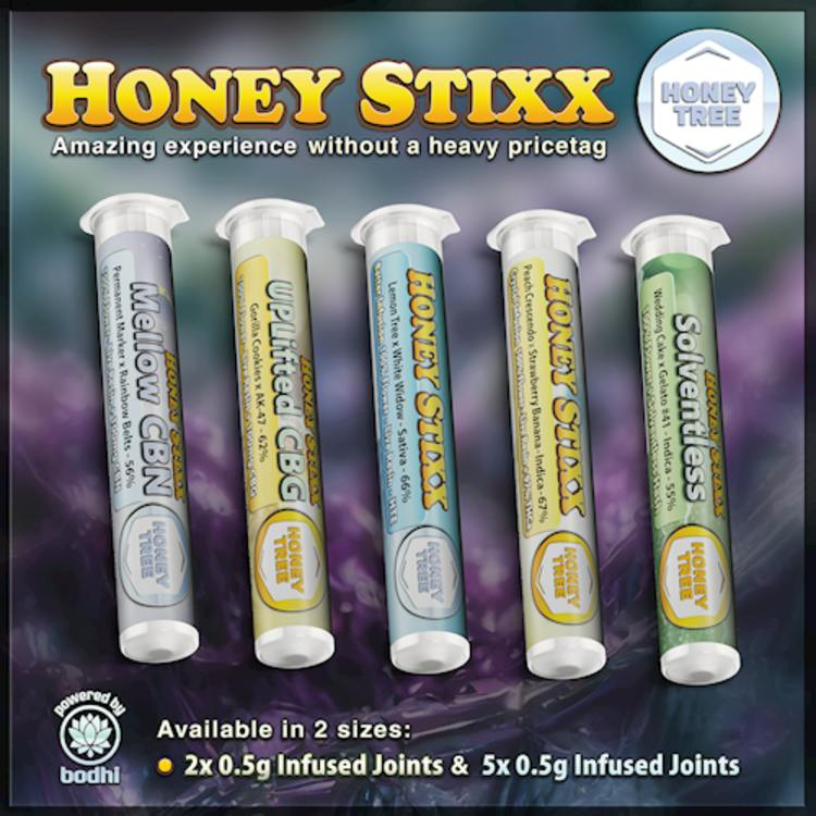Bodhi High - CBN Master Kush x UW Purple Mellow Honey Stixx 2pk