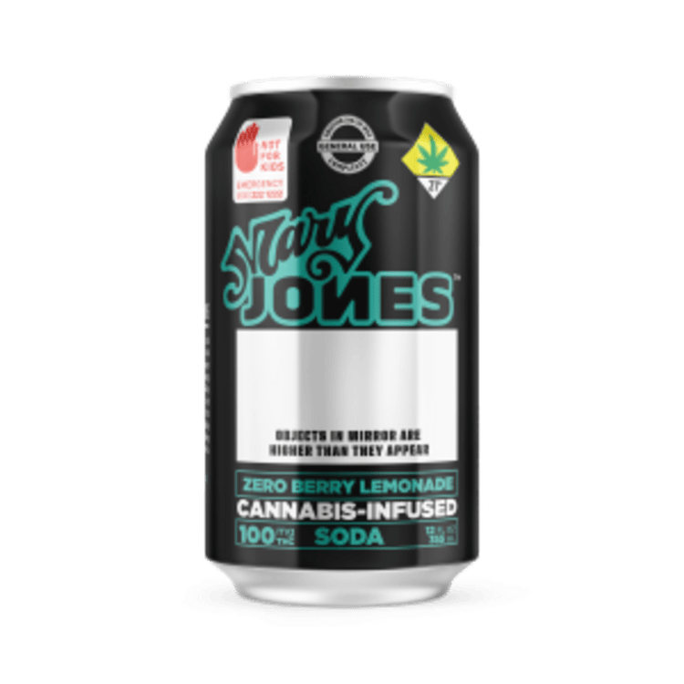 Mary Jones - Zero Sugar Berry Lemonade Soda 100mg 12oz