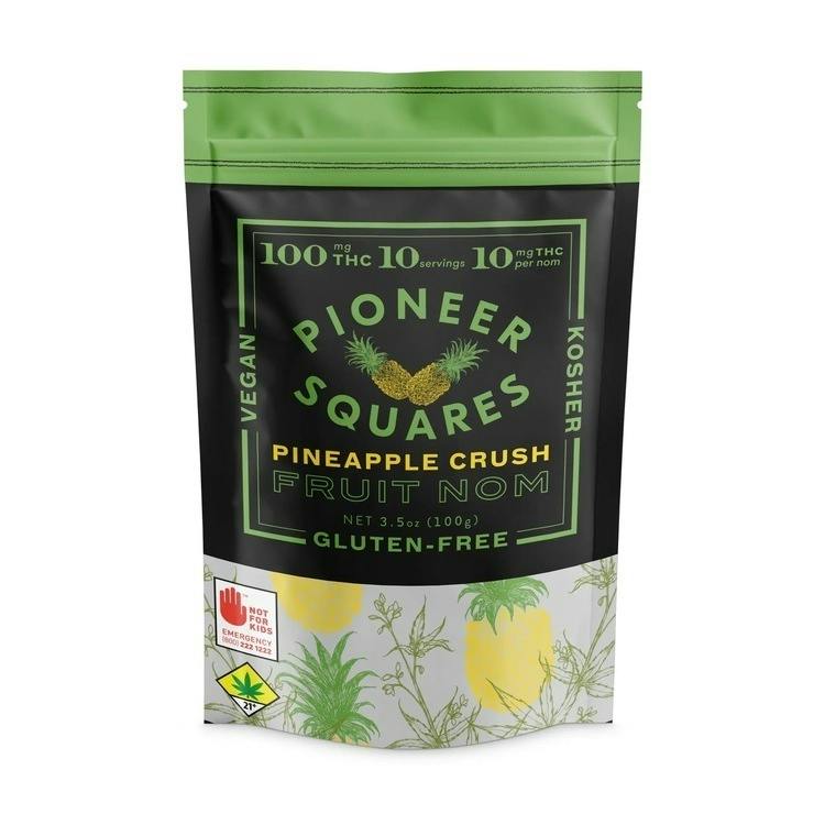 Pineapple Crush Gummies | 100mg | 10ct | 10mg/ea