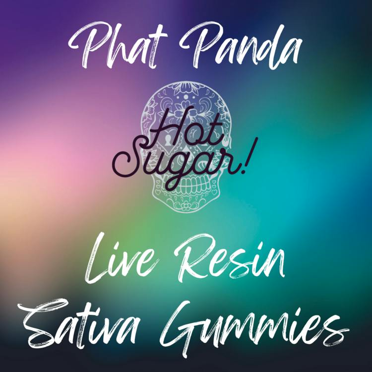 Panda Candy - Live Resin - Blue Raspberry Sativa Gummies 10pk