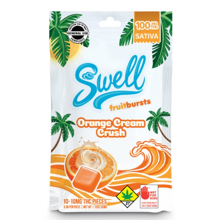 Orange Cream Crush Sativa Fruit Burst | 10pk