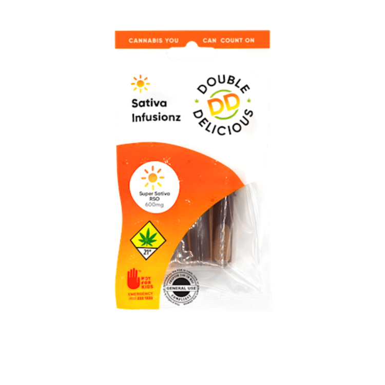 Double Delicious - Sativa RSO Super Infusionz 3pk