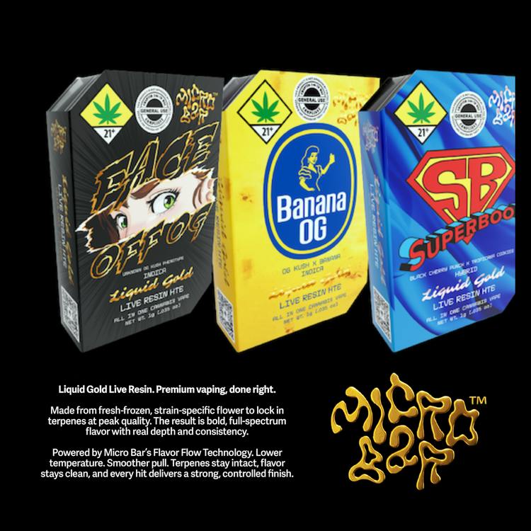 Micro Bar - Face Off OG Liquid Gold Disposable
