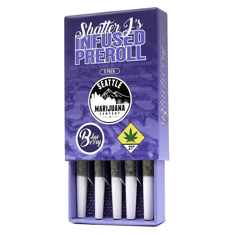 SMC - Blueberry Shatter J Infused Joints 5pk