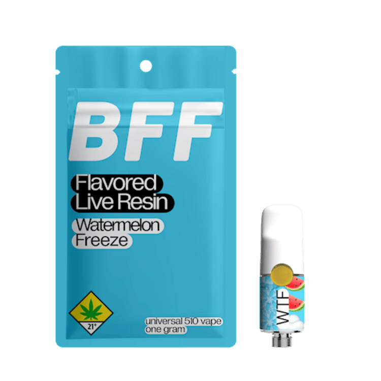 BFF - Watermelon Freeze (WTF) Flavored Live Resin Cartridge