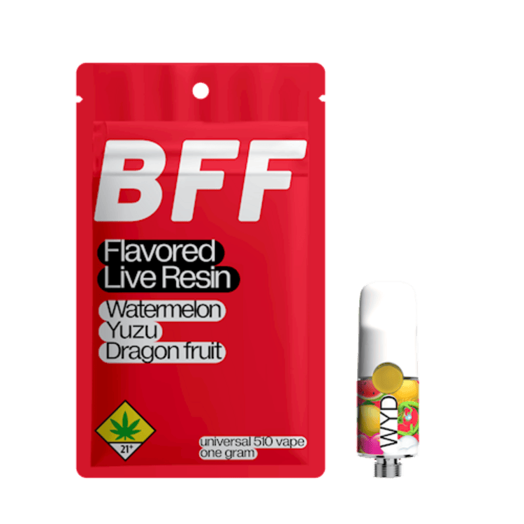 BFF - Watermelon Yuzu Dragonfruit (WYD) Flavored Live Resin Cartridge