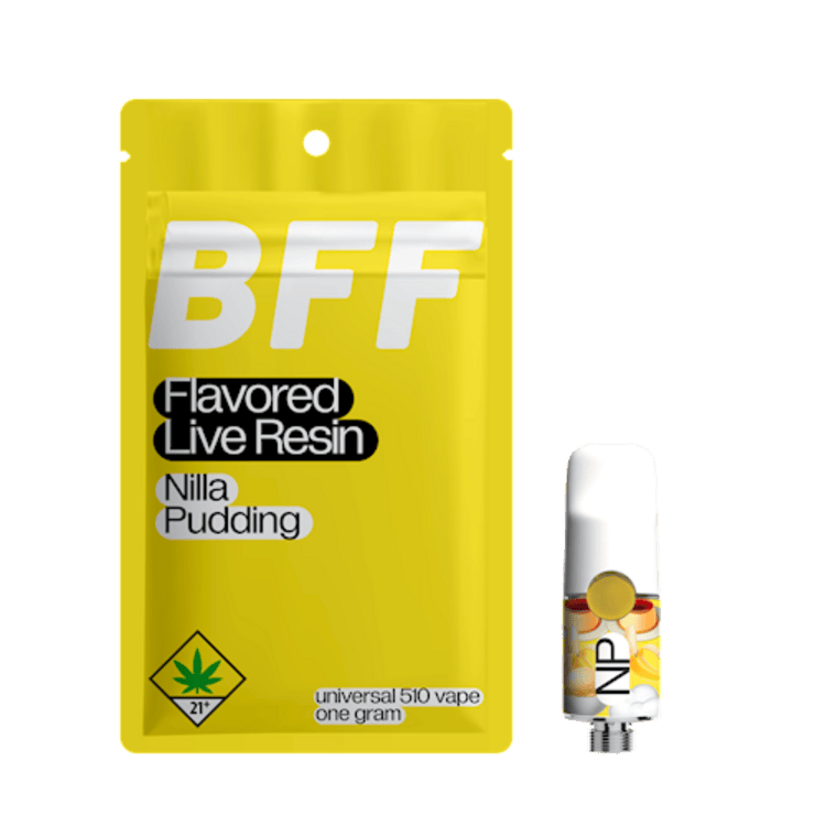 BFF - Nilla Pudding (NP) Flavored Live Resin Cartridge