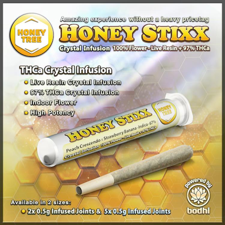 Bodhi High - London Pound Cake x Banana Bread Live Resin Crystal Infused Honey Stixx 2pk