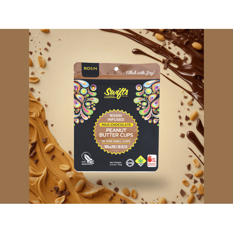 Swifts - Milk Chocolate Peanut Butter Cups Sativa 10pk