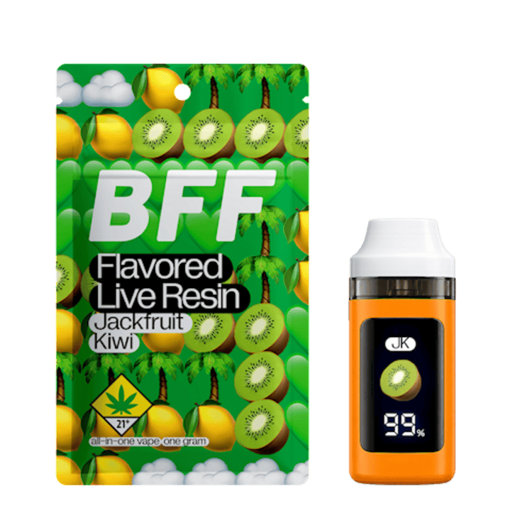 BFF - BAE - Jackfruit Kiwi (JK) Flavored Live Resin All-in-One