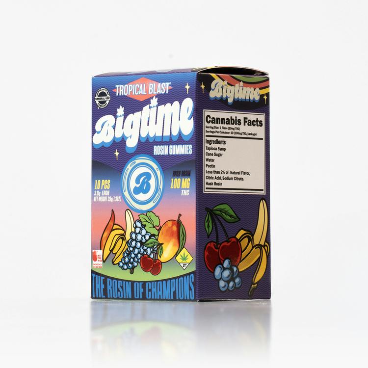 BIGTIME - Tropical Blast Rosin Gummies 10pk