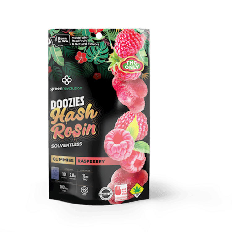 Green Revolution - Hash Doozies - Raspberry Chill 10pk