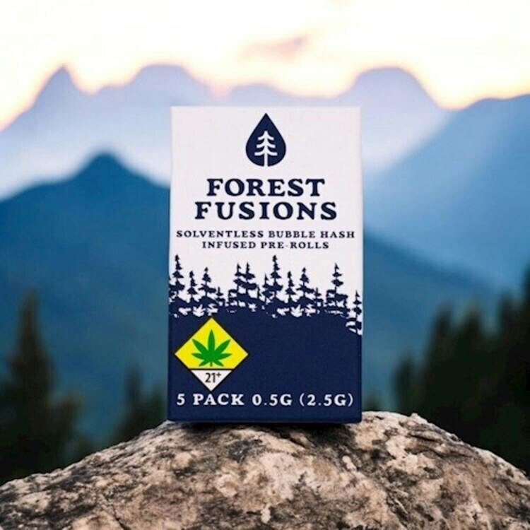 Pacific & Pine - Sour Diesel x Superboof Bubble Hash Infused Joints 5pk