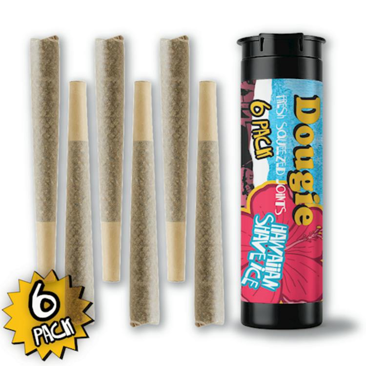 Dougie - Hawaiian Shave Ice Infused Fresh Squeezed Joints 6pk