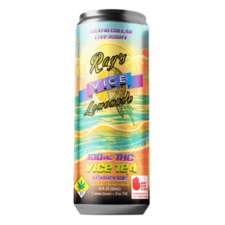 Ray's Lemonade + VICE - Iced Tea Hash Rosin Lemonade 100mg